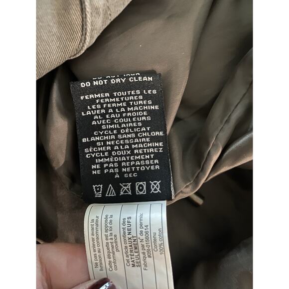 Madden NYC Jacket Olive Green Full Zip Military Style Coat women's size Large - Picture 9 of 9